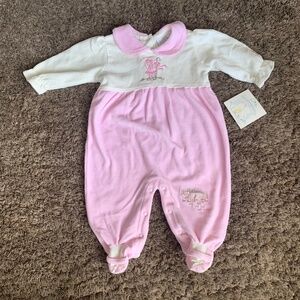 Little Impressions Little Bo Peep Footed Romper Sleeper Outfit 0-3m Vtg. 90s Y2K